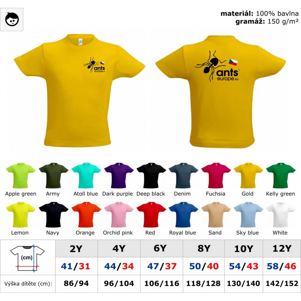 Tričko AntsEurope